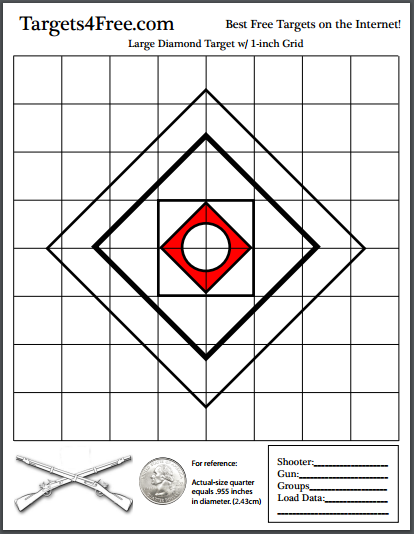 Diamond Sight-In Target (like Champion Redfield Diamond Target)