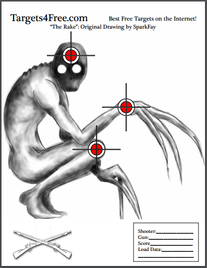 The Rake Shooting Target Recreational Fun