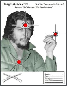 ernesto che guevara shooting target targets4free