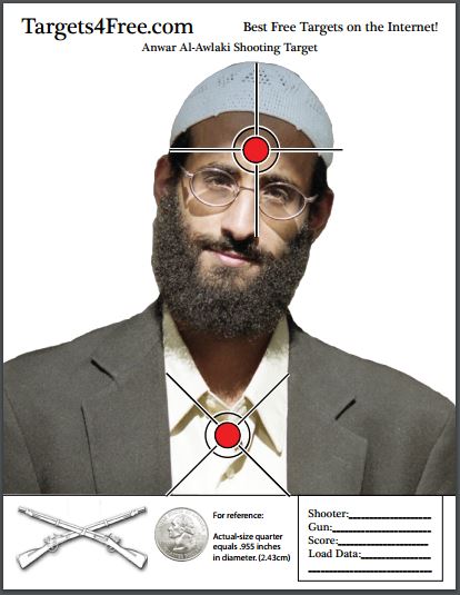 Anwar Al-Awlaki Shooting Target Preview