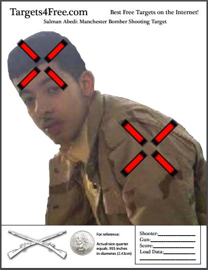 Salman Abedi Shooting Target Snip