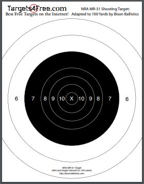 nra mr 31 target printable for free targets4free