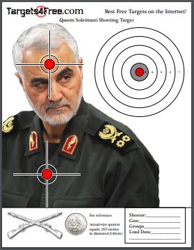 Soleimani Shooting Target (Printable - Targets4Free